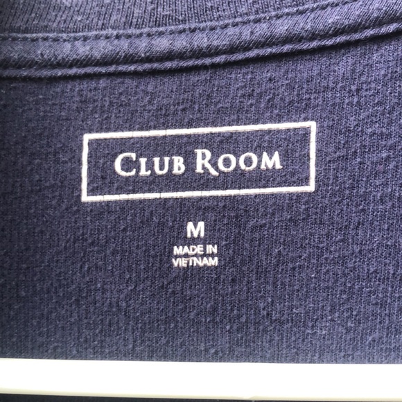 Men’s club room navy quart zip sweater - Picture 2 of 3